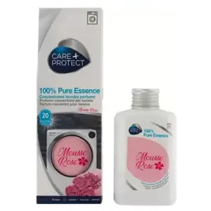 Comparateur de prix : Hoover CARE+PROTECT Mousse Rose - Essence 100% Pure - Parfum de Lessive pour Machine à Laver - Essence Concentrée pour le Linge et les Vêtements - Longue Durée - Jusqu'à 5, 20 Cycles, 100 ml
