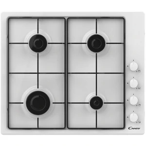 Comparateur de prix : Candy - table de cuisson gaz 60cm 4 feux blanc  chw6lww - pop evo chw6lww