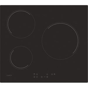 CANDY CHK63CT, 3 foyers, 5500w, Commandes sensitives CHK63CT pas cher