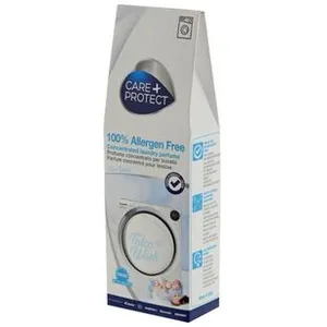 Comparateur de prix : Parfum de linge CARE+PROTECT pour lave-linge / Talco Wash (Testé derm