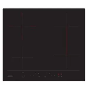 Rosieres table de cuisson vitrocéramique 59cm 4 feux 6500w noir - rh64dbcp/2 pas cher