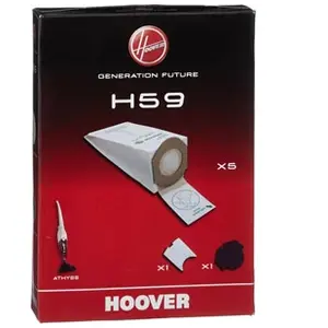 Comparateur de prix : Boite de 5 sacs 1 filtre H59 athyss (35600279) Aspirateur 36594 Hoover