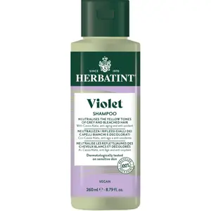Comparateur de prix : Herbatint Shampooing Violet Pour Cheveux Blancs Et Décolorés 260 ml