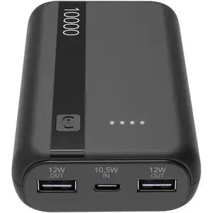 Comparateur de prix : Cellularline Power Bank 10000 Chargeur Portable 10000mAh - Neuf