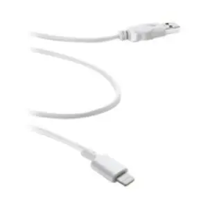 Cellularline Câble spirale data + charge pour Iphone 5 / 5S / 5C CELLULAR LINE USBDATACMFIIPH5W pas cher