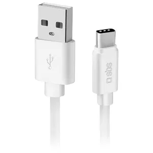 Comparateur de prix : SBS Câble de données et de chargement Type C Collection Polo 1,5 m Blanc