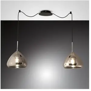 FABAS LUCE Glow Suspension à 2 sources lumineuses, décentrée, 3667-42-138, pas cher