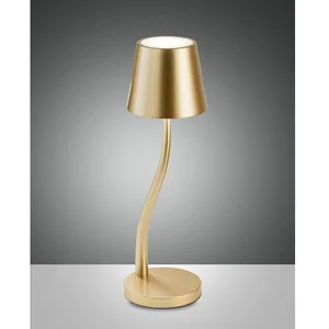 Fabas Luce Judy lampe à poser sur batterie, IP54, doré pas cher