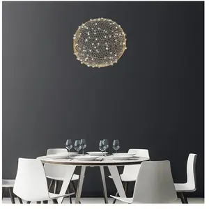 FABAS LUCE Sumter Suspension LED avec variateur, rond, 3693-45-225,Vendu paramazon