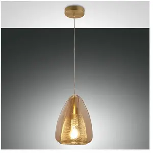 Comparateur de prix : FABAS LUCE Britton Suspension, 1 source de lumière, 3673-40-125,