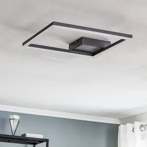 Comparateur de prix : Plafonnier led moderne bard 39W Anthracite 3394-61-282 Fabas Luce