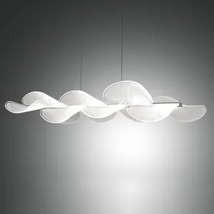 Comparateur de prix : Fabas Luce Sylvie suspension LED oblongue, 78 x 37 cm