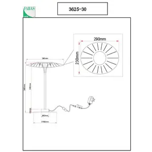 Comparateur de prix : FABAS LUCE Vela Lampe de table, LED, 3625-30-102,