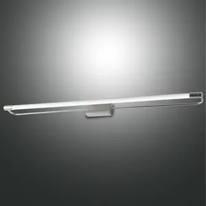 Comparateur de prix : Fabas Luce Applique LED Rapallo, chromée, IP44, 80 cm
