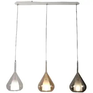 Comparateur de prix : FABAS LUCE Lila Suspension, 3 sources lumineuses, 3481-48-297,