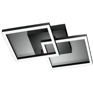 Plafonnier LED moderne BARD 39W Noir 3394-22-101 Fabas Luce pas cher