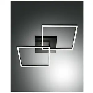 Plafonnier led moderne bard 52W Noir 3394-65-101 Fabas LuceVendu parkaufland