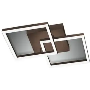 Fabas Luce - Plafonnier led moderne bard 39W Corten 3394-22-361 pas cher