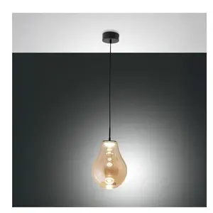 Comparateur de prix : FABAS LUCE Noa Suspension LED à 1 source lumineuse, 3772-40-125,