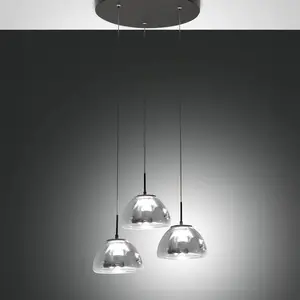 FABAS LUCE Lucille Suspension LED à 3 sources lumineuses, 3764-47-126, pas cher