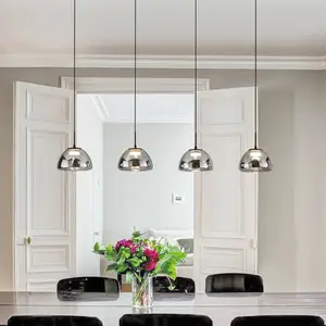 FABAS LUCE Lucille Suspension LED à 4 sources lumineuses, 3764-48-126, pas cher