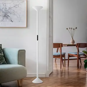 Comparateur de prix : Fabas Luce Lampadaire LED Tratto, blanc, métal, CCT, à intensité varia...