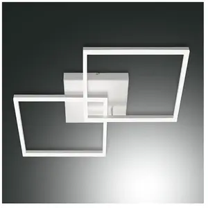 Comparateur de prix : Plafonnier led moderne bard 52W Blanc 3394-65-102 Fabas Luce