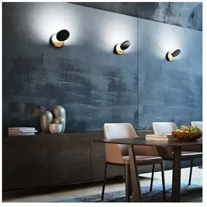 Comparateur de prix : Fabas Luce Applique murale LED Ara, spot de lecture noir-doré