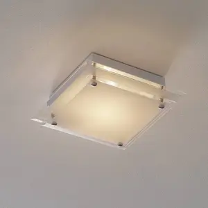 Fabas 2957 maggie plafond l 30 cm 1 lumiére 60w blanc 2957-61-102 pas cher