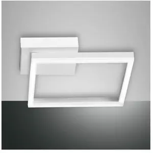 Comparateur de prix : Bard plafonnier led moderne 22W Blanc 3394-21-102 Fabas Luce
