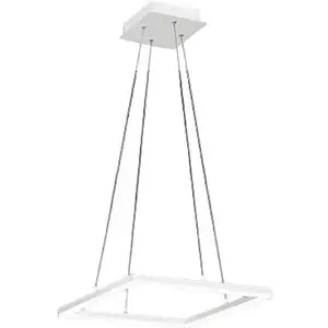 Comparateur de prix : Plafonnier suspendu BARD LED 39W Blanc 3394-40-102 Fabas Luce