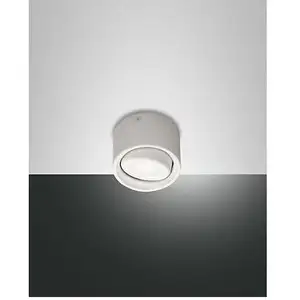 Comparateur de prix : Fabas Luce Downlight LED Anzio à tête pivotante, blanc