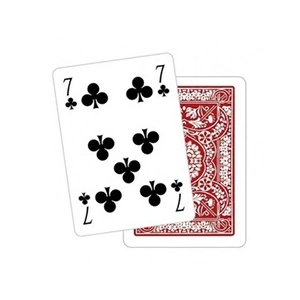 NTP Dal Negro cartes à jouer avec motif floral Carton de poker rouge