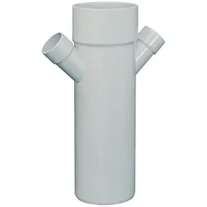 FIRSTPLAST Culotte PVC réduite double parallèle MF 45° Ø10... pas cher