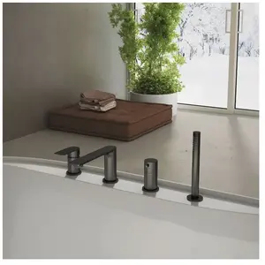 Mariner Arya Robinetterie bain/douche 4 trous sur rebord de baignoire,...