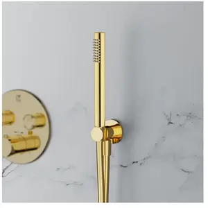 Mariner Kit de douche métallique avec raccord mural coudé et support d... pas cher