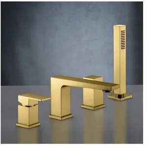 Mariner Quadra Robinetterie bain/douche 4 trous sur rebord de baignoir...