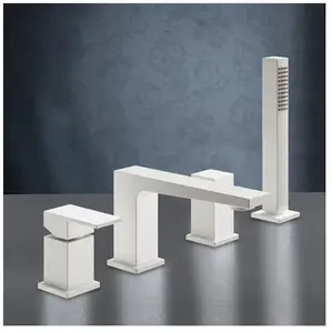 Mariner Quadra Robinetterie bain/douche 4 trous sur rebord de baignoir... pas cher