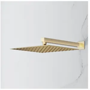 Mariner Douche de tête en acier inoxydable, ultra plate et angulaire, ... pas cher