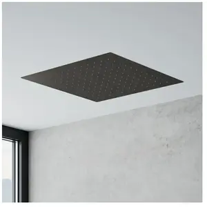 Mariner Douche de tête en Acier inoxydable avec effet pluie, pour montage au plafond, WLS3911-GR,Vendu parreuter