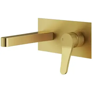 Mariner Kobra Robinetterie murale de lavabo, longueur : 174 mm, avec c...