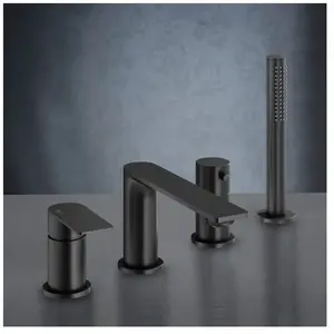 Mariner Arya Robinetterie bain/douche 4 trous sur rebord de baignoire,... pas cher