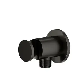 Mariner Raccord mural coudé avec support de douchette rond, WLS0300-GM...Vendu parreuter