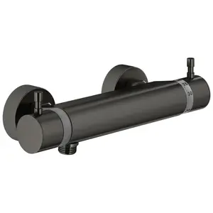 Mariner Robinet thermostatique de douche en applique rond, TER1001-GM, pas cher