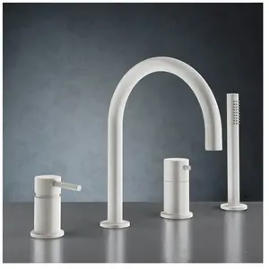 Mariner Logica Robinetterie bain/douche 4 trous sur rebord de baignoir...