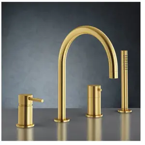 Mariner Logica Robinetterie bain/douche 4 trous sur rebord de baignoir...