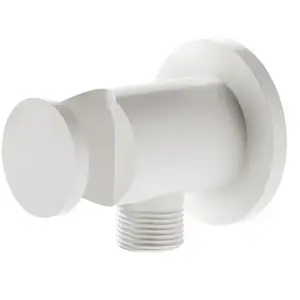 Mariner Raccord mural coudé avec support de douchette rond, WLS0300-BO...Vendu parreuter