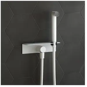 Mariner Kit de douche avec raccord mural coudé, tablette et support do...Vendu parreuter