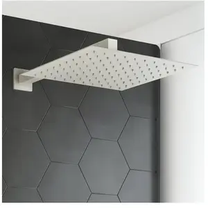 Mariner Douche de tête en acier inoxydable, ultra plate et angulaire, ... pas cher