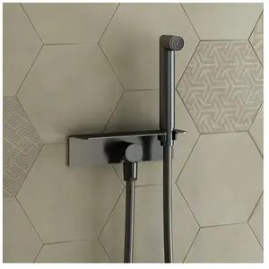 Mariner Kit de douche avec raccord mural coudé, tablette et support do...Vendu parreuter